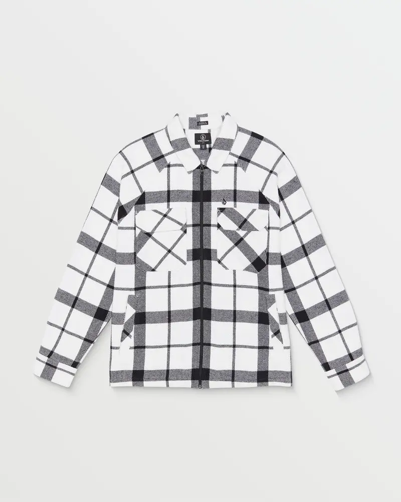 Volcom Bartostone Long Sleeve Shirt - White 1