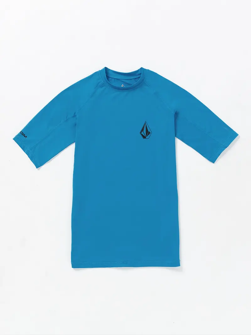 Volcom Lido S/S Rash Guard Tidal Blue 1