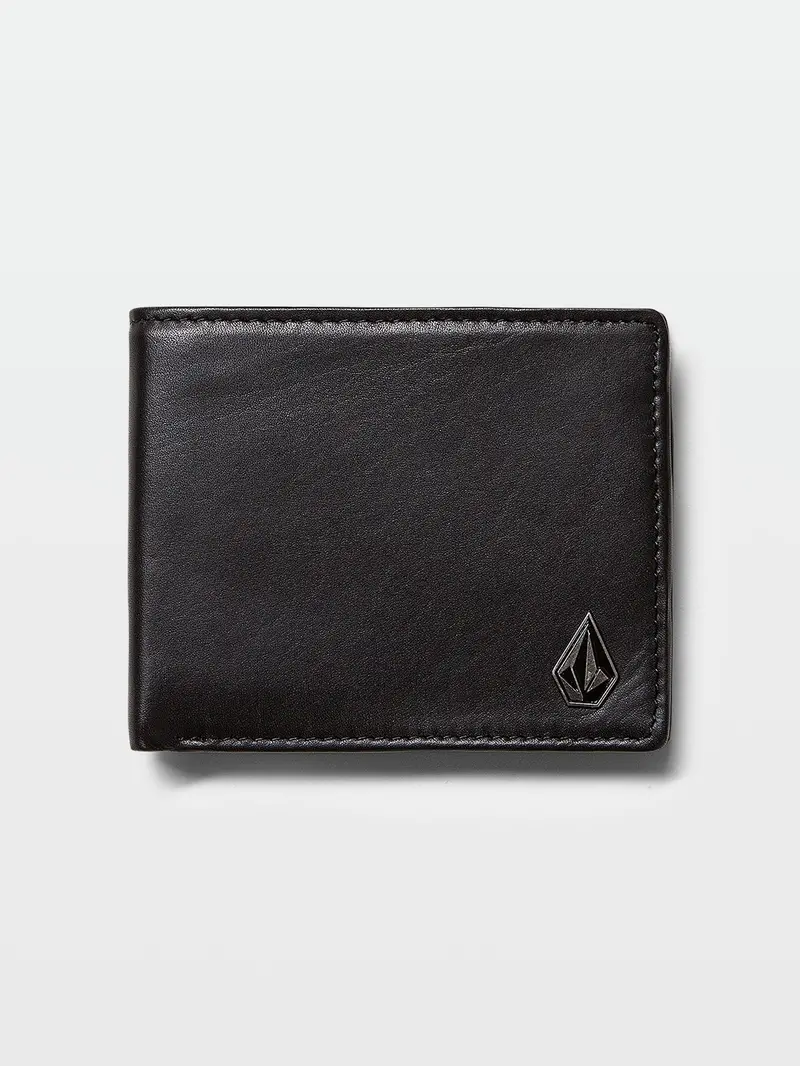 Volcom Single Stone Leather Wallet 1