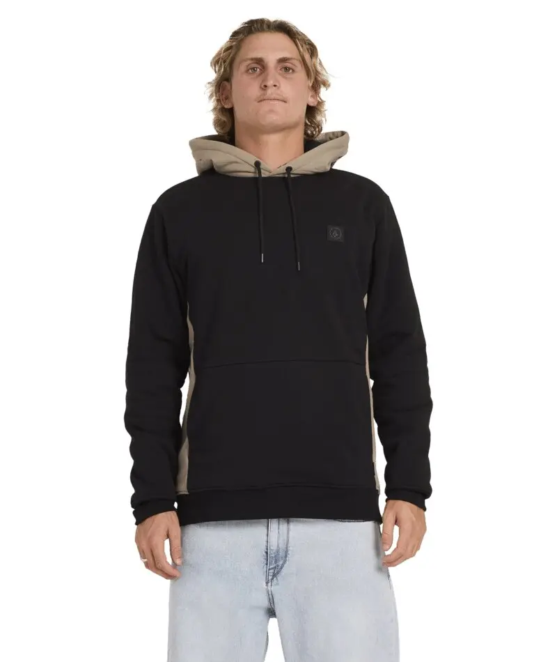Volcom Single Stone Lined Pullover Hoodie - Brindle 1
