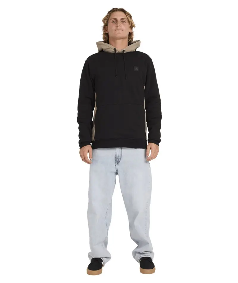 Volcom Single Stone Lined Pullover Hoodie - Brindle 3