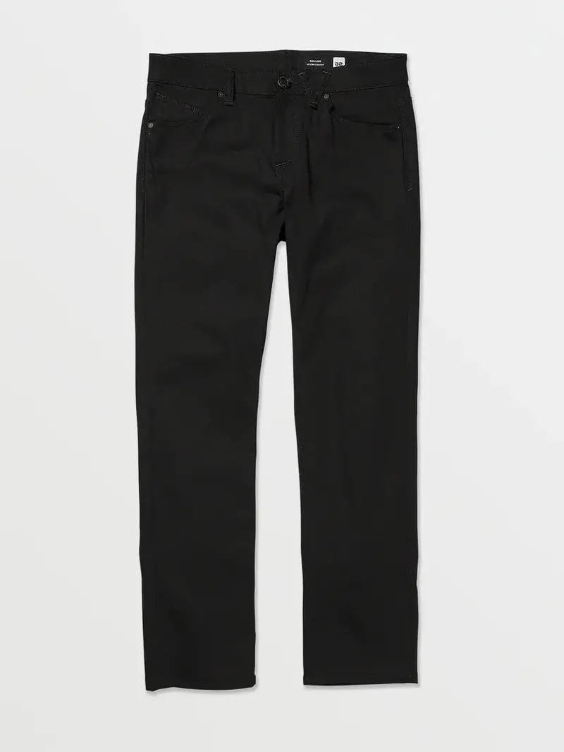 Volcom Solver Denim - Black On Black 1