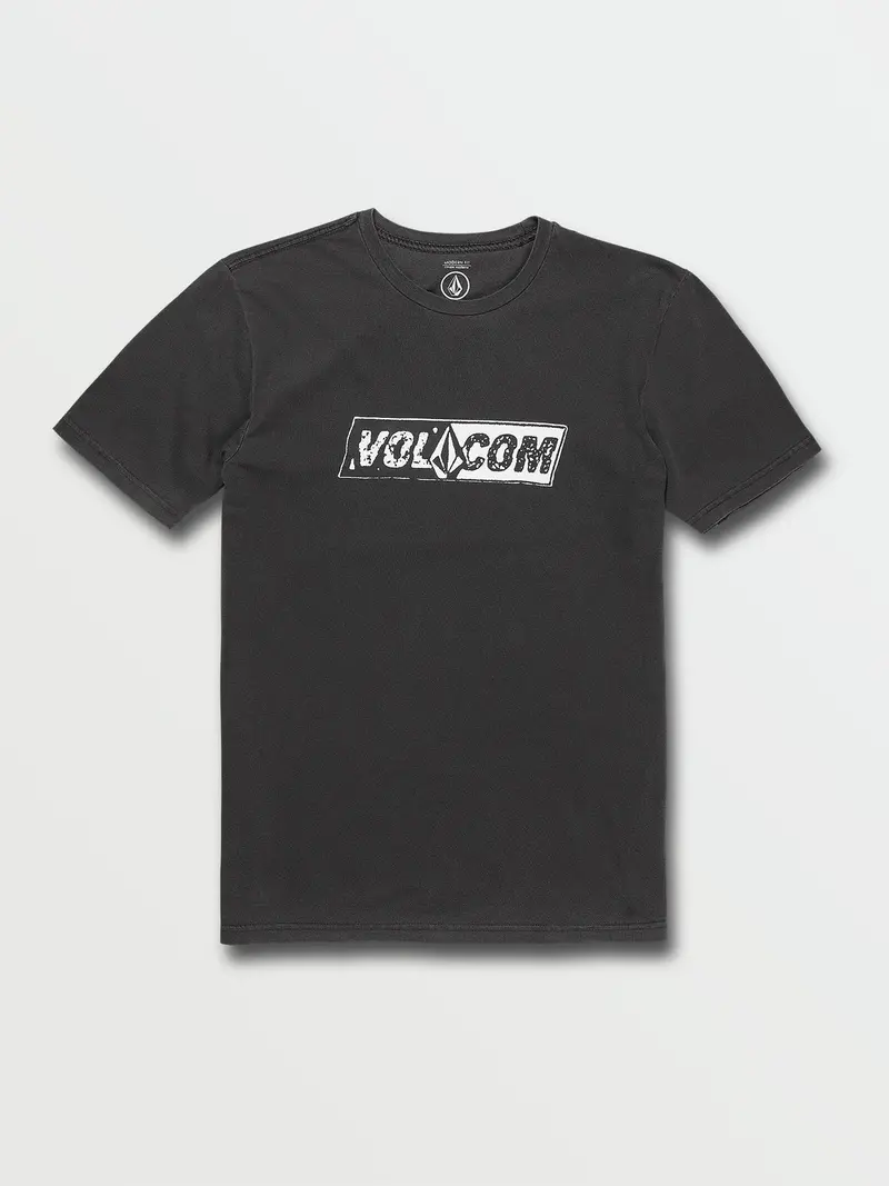 Volcom Stone Split Short Sleeve Tee- Black 1