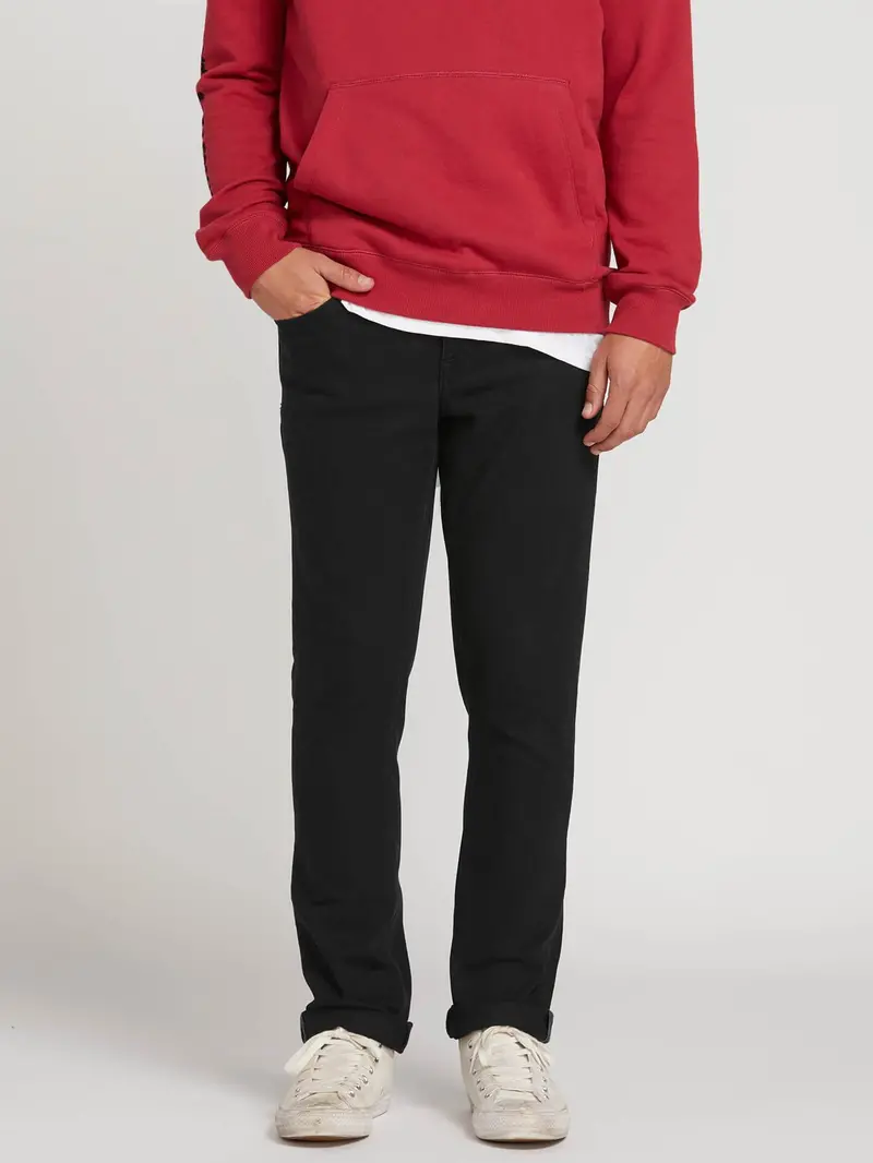 Volcom Vorta Slim Fit Jeans Blackout 1