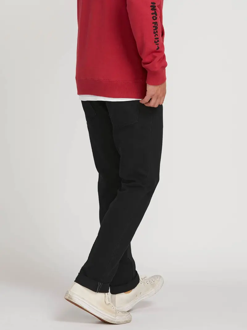 Volcom Vorta Slim Fit Jeans Blackout 2