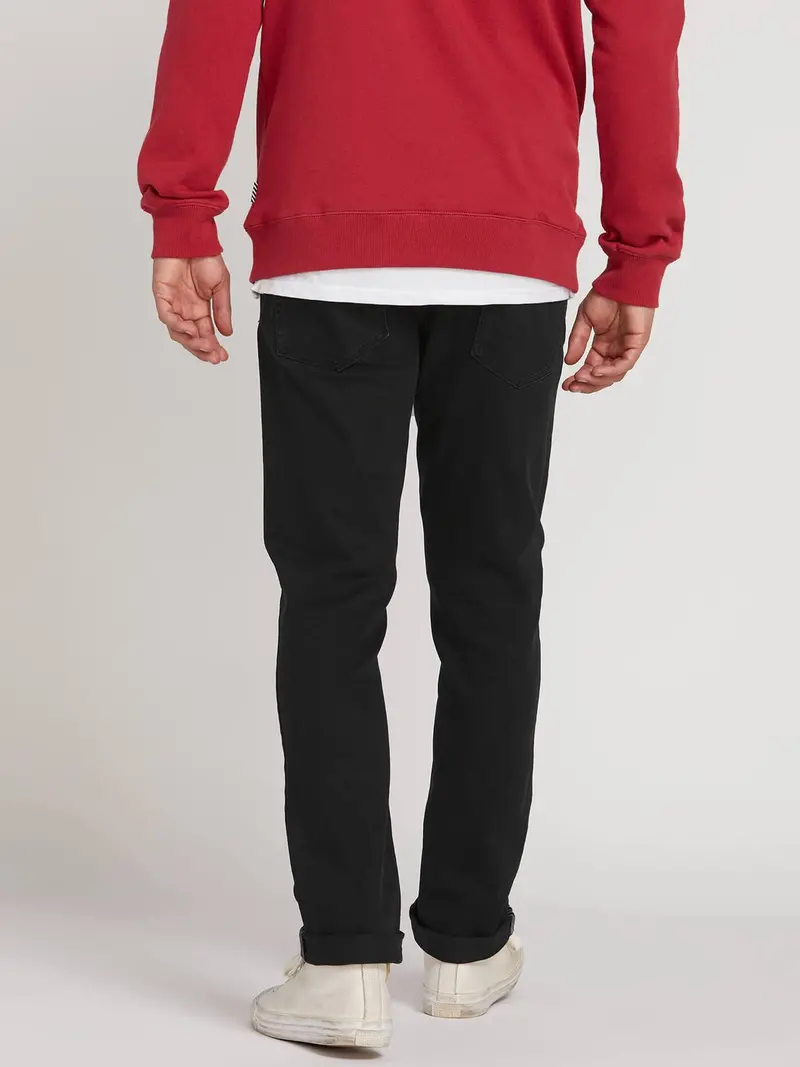 Volcom Vorta Slim Fit Jeans Blackout 3