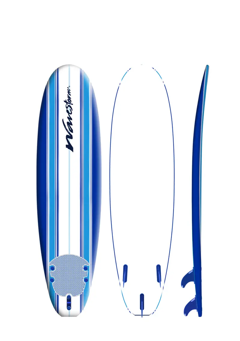 Wavestorm 7Ft Classic Pinline Surfboard 1