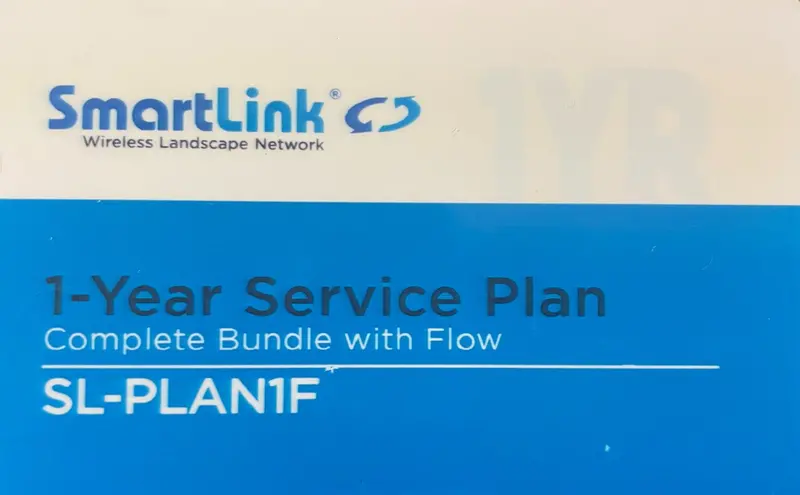 Weathermatic - Smartlink 1-Year Service Plan Plus Flow - Sl-Plan1f-Card 1