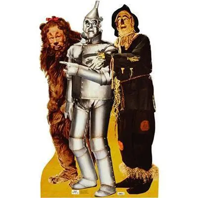 Wizard Of Oz:  Lion, Tinman, & Scarecrow Standee 1