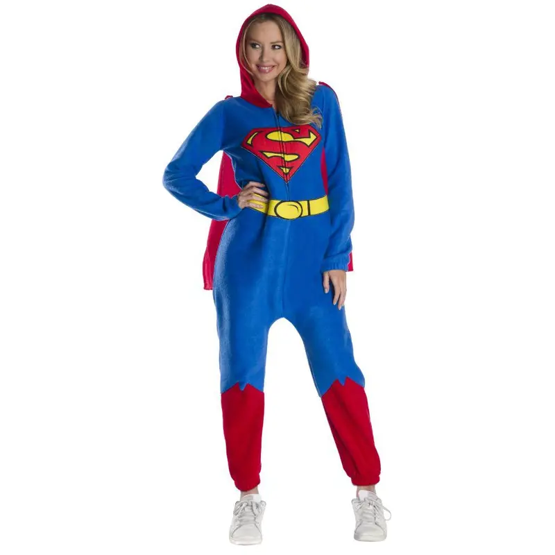 Women's Superman Onesie Costume 1