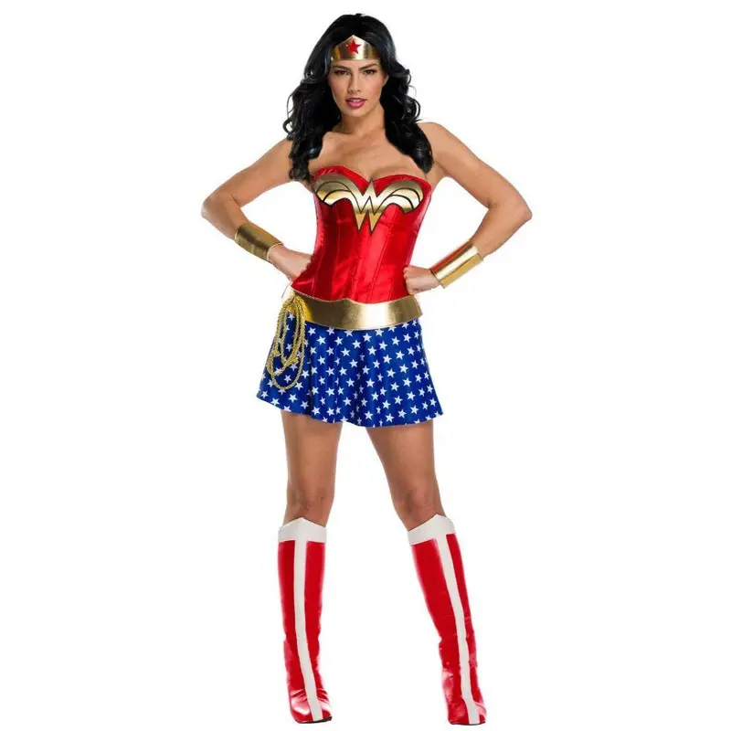Women's Wonder Woman Deluxe Plus Size Costume 1