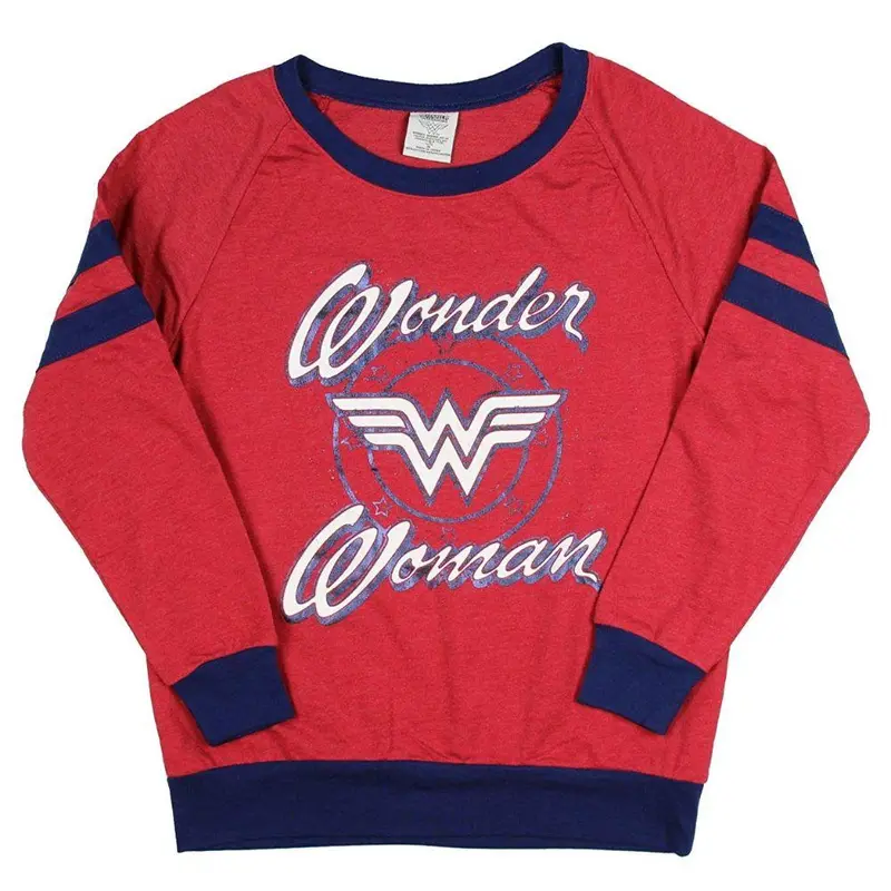 Wonder Woman Juniors Long-Sleeve T-Shirt & Beanie Fashion Combo 2