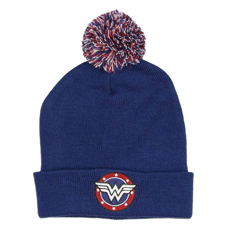 Wonder Woman Juniors Long-Sleeve T-Shirt & Beanie Fashion Combo 3