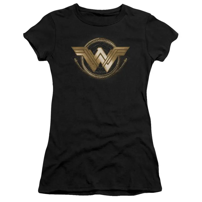 Wonder Woman Movie Logo & Lasso Juniors T-Shirt 1