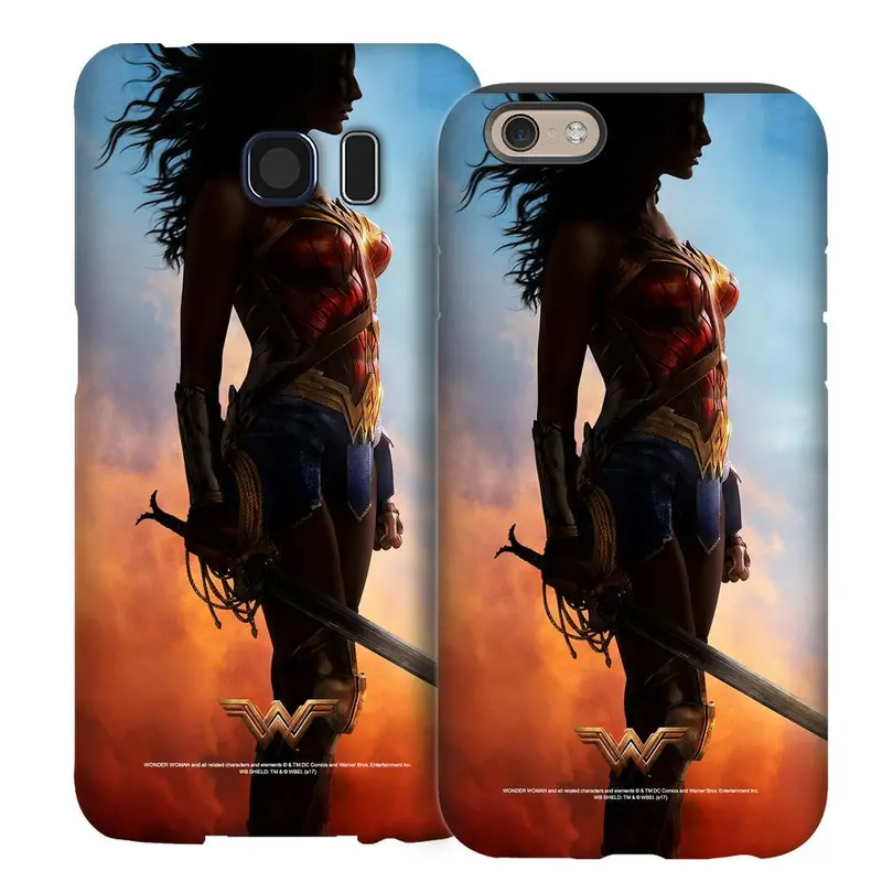 Wonder Woman Movie Silhouette Phone Case 1