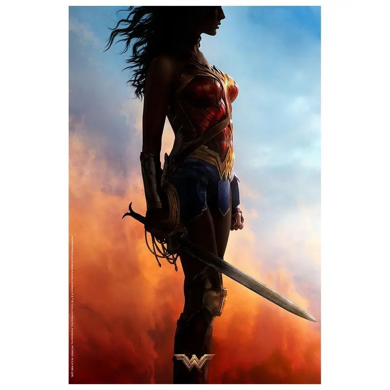 Wonder Woman Movie Silhouette Poster 1