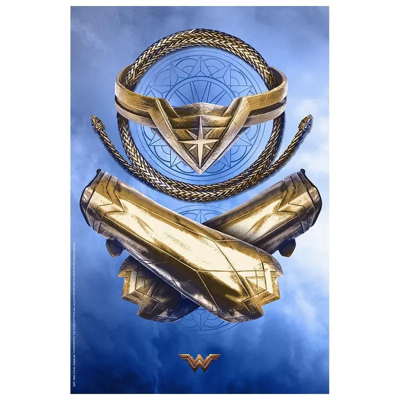 Wonder Woman Movie Tiara & Gauntlets Poster 1
