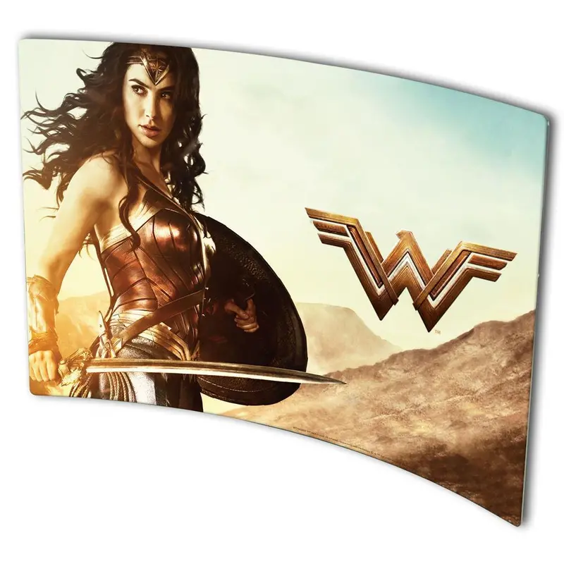 Wonder Woman Movie Warrior Curved Metal Print 1