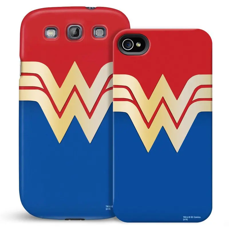 Wonder Woman Red, Gold & Blue Phone Case 1