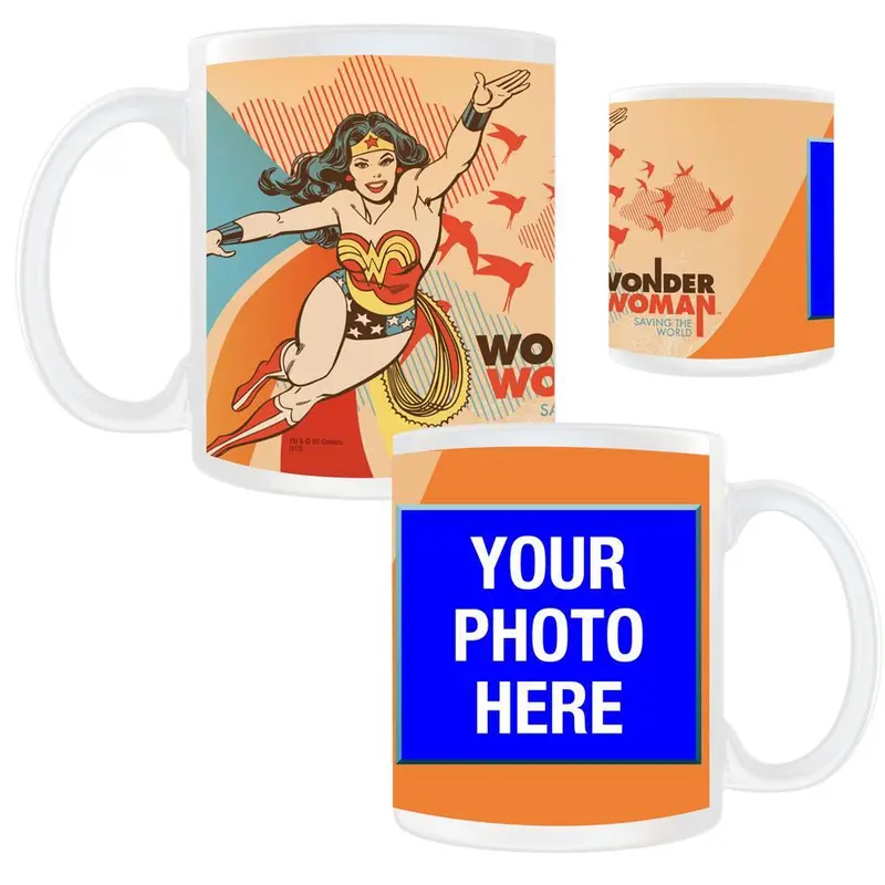 Wonder Woman Saving The World Personalized Mug 1