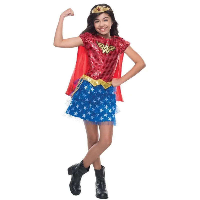 Wonder Woman Sequin Child Costume 1