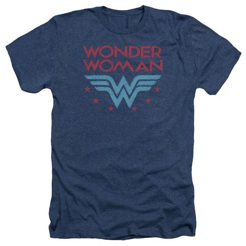 Wonder Woman Wonder Stars Heather T-Shirt 1
