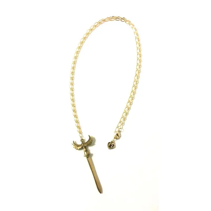 Wonder Woman X Love And Madness Sword Of Athena Gold Brass Necklace 1
