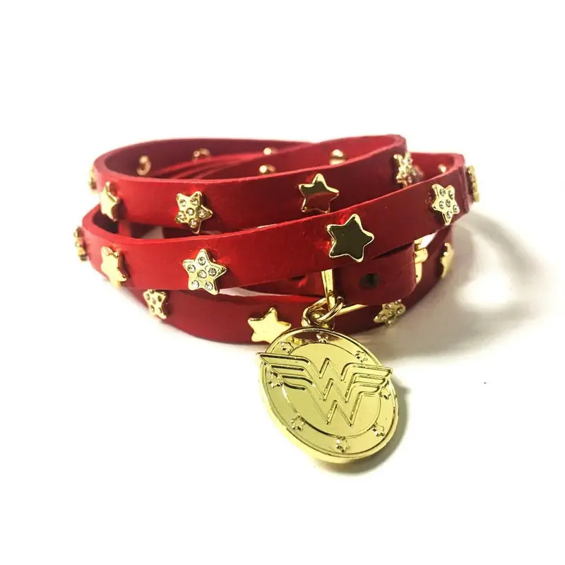 Wonder Woman X Love And Madness Wonder Woman Red Wrap Bracelet 1