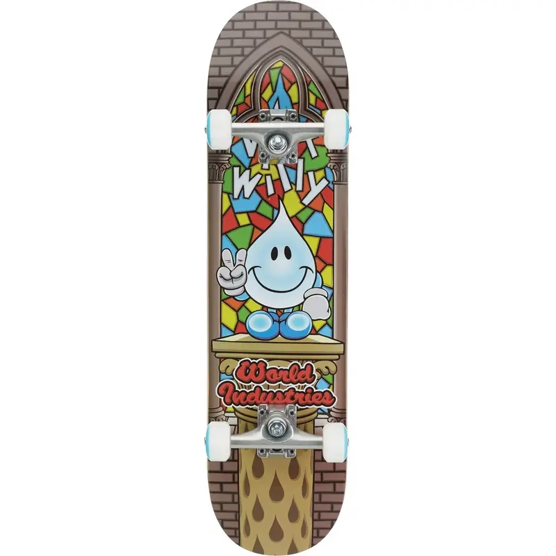 World Industries Skateboards Wet Willy V2 Micro Complete Skateboard - 6.75" X 28.5" 1