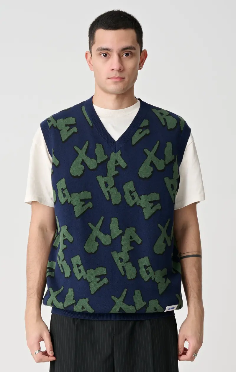 Xlarge Xl Drop Knit Vest 1