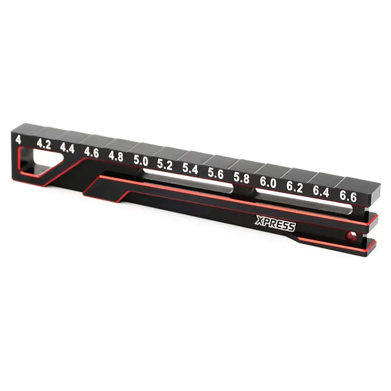 Xpress: 4-6.6Mm Ultra Fine Chassis Droop Gauge For 1/10 Tc 1