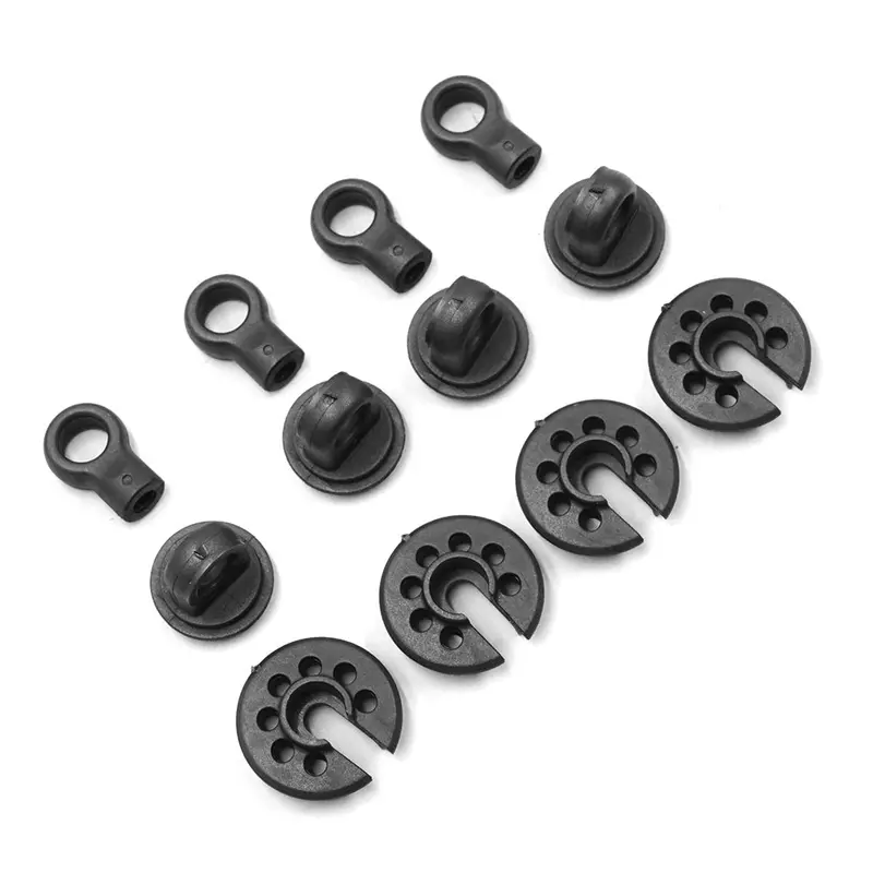 Xpress: Grey Composite Shock Parts 1