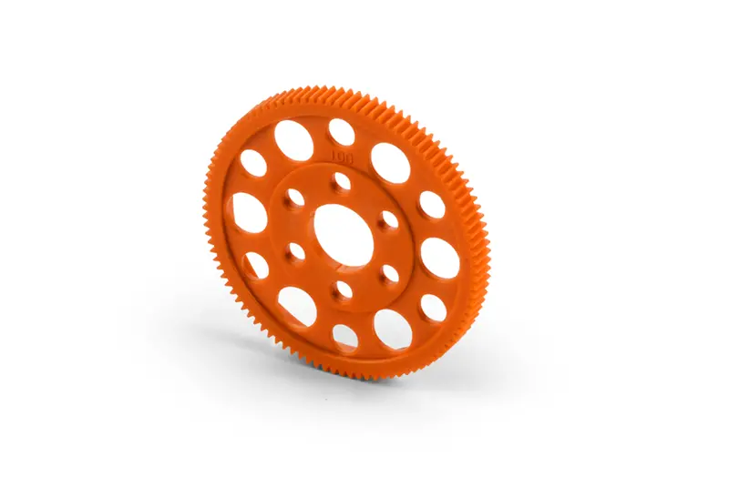 Xray Composite Offset Spur Gear 100T / 64P Orange - 305870-O 1
