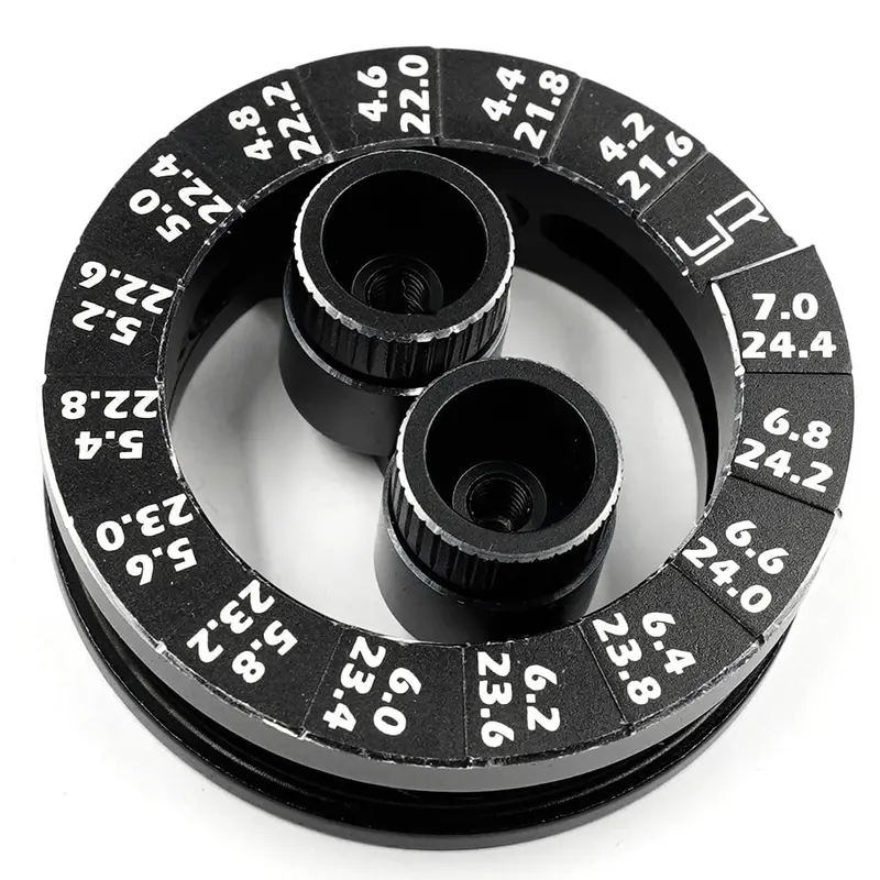 Yeah Racing: Aluminum Round Droop Gauge For 1/10 Tc 1