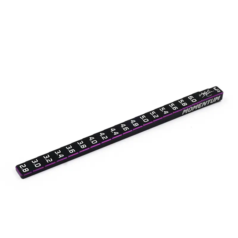 Yeah Racing: Momentum 7075 Aluminum Chassis Ride Height Gauge 1