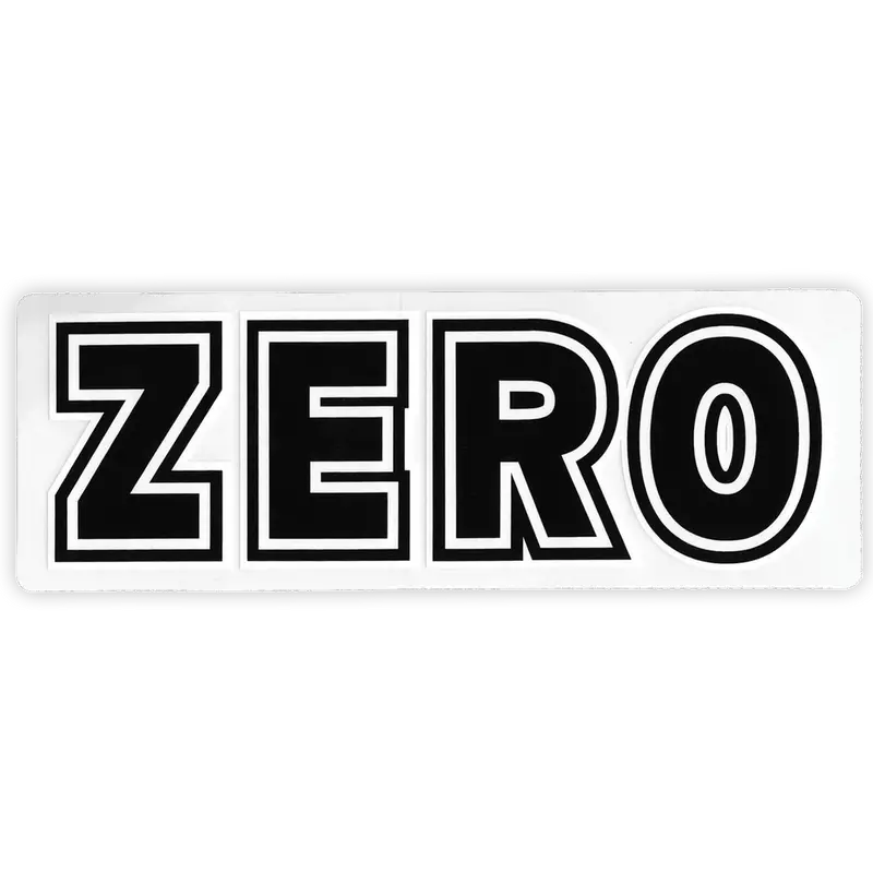 Zero Bold Sticker 1