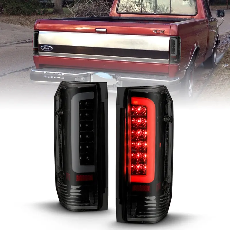 Anzo Usa Led Tail Light Assembly – Smoke Lens, Black Housing, Sold As Pair 1