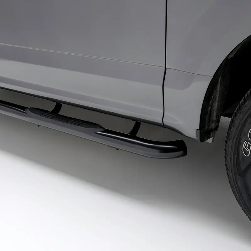 Aries 203044 3" Round Black Steel Side Bars, Select Ford F-150, F-250, F-350 Super Duty For Select Ford F-150 1