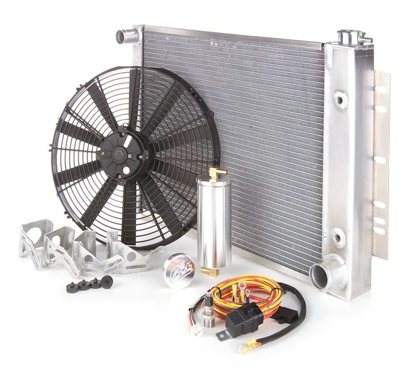 Be Cool Downflow Radiator Module – Polished Finish, Factory Fit For Classic Falcons, Mustangs & Comets 1