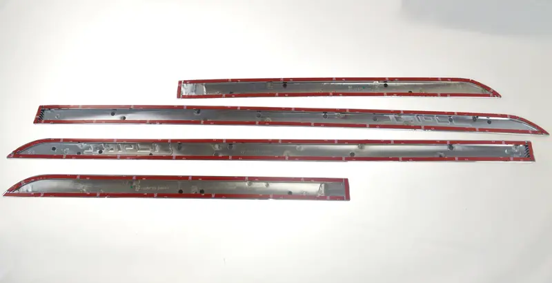 Black Horse Off Road Suba-P-Trim-3A Interior Door Pillar Trim Kit – Stainless Accents 1