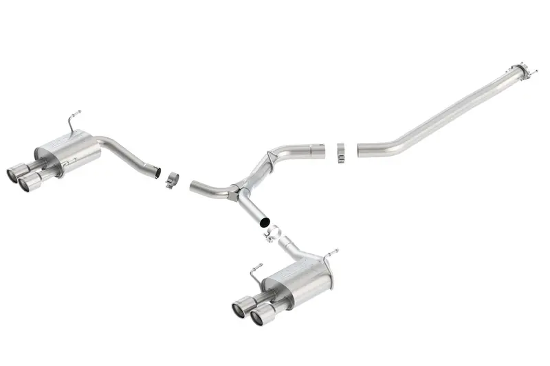 Borla 140418 Atak Cat-Back Exhaust System – Aggressive Tone, Full Stainless Construction 1