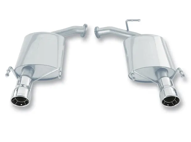 Borla Axle-Back Exhaust System – Stainless Steel, Aggressive Tone (11758) 1