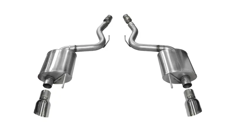 Corsa Performance 14329 3-Inch Dual Axle-Back Exhaust System For 2015–2017 Mustang Gt 1