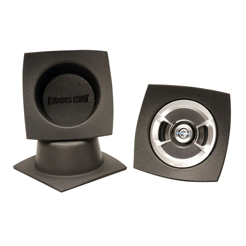 Design Engineering Boom Mat Speaker Baffle – 4-Inch Round Slim Pair 1