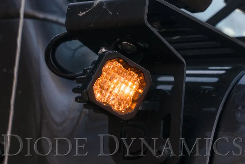 Diode Dynamics Stage Series Ss461P C1 Led Pod Pro – White Flood, Pair With Rbl Mounting 1