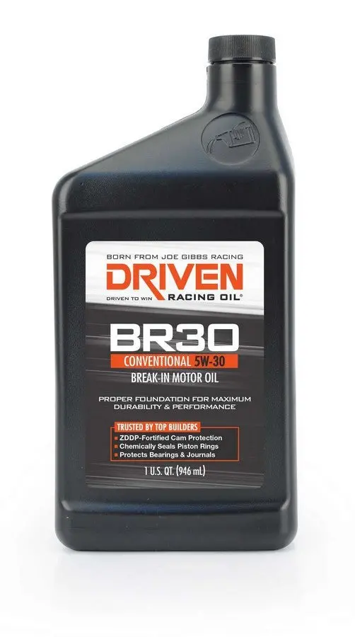Driven Racing Oil 01806 Br30 5W30 Petroleum Oil 1 Qt Break-In Oil 1
