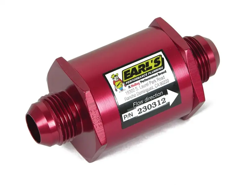 Earl’S 230312Erl Aluminum In-Line Spin-On Oil Filter Housing 1