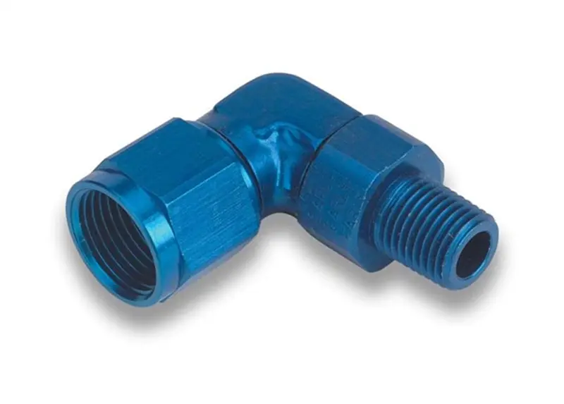 Earl’S Performance Aluminum An-To-Npt Adapter – 90-Degree, 923103Erl 1
