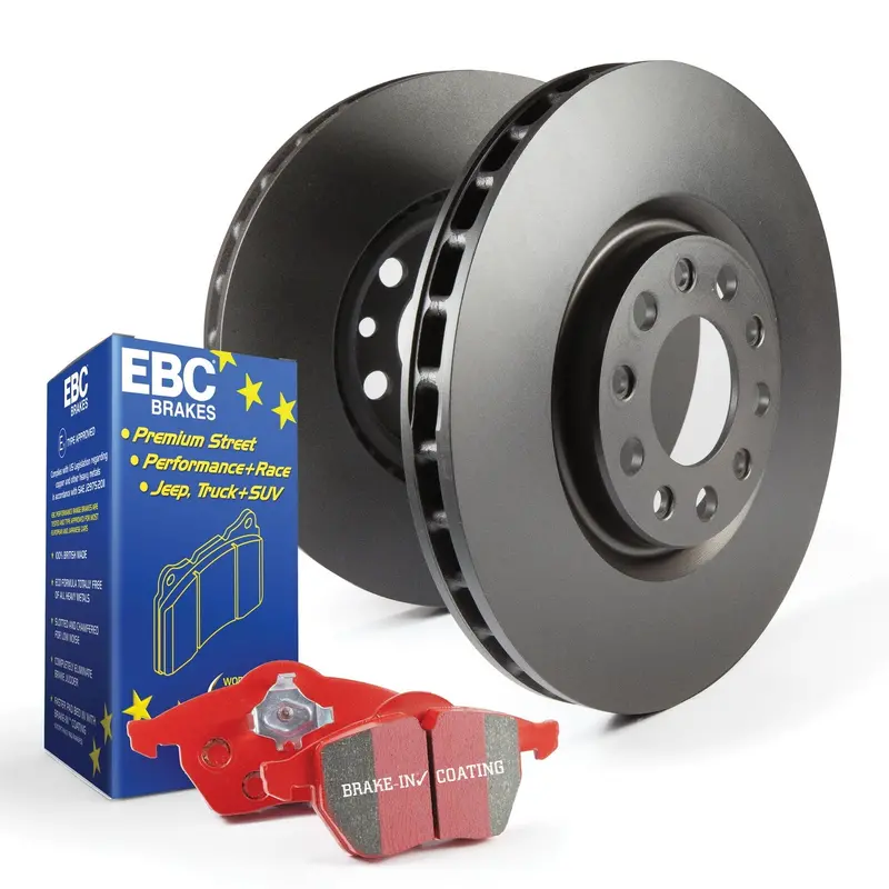 Ebc Redstuff Brake Kit With Rk Series Rotors – High-Friction Street & Track Package 1