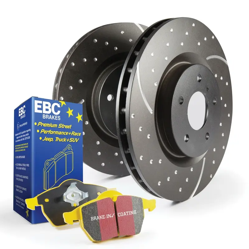 Ebc S5Kf1115 Yellowstuff Brake Kit With Gd Series Rotors 1